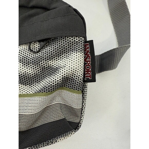 JanSport Waist Bag Fanny Pack Gray Zipper Close - Picture 2 of 6